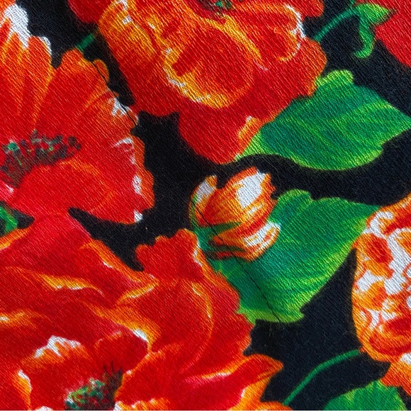 Stunning Vintage Floral Cape One Size - Picture 10 of 10